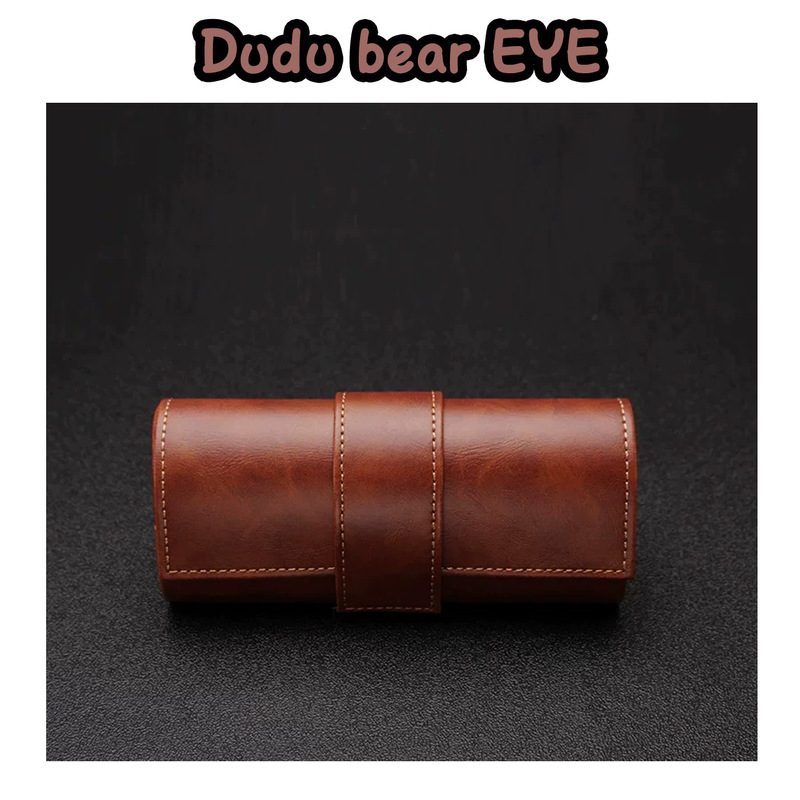 High-End Leather Optical Glasses Case, Sunglasses Case, High Aesthetic Value, Premium Feel, Japanese Retro Export Glasses Case High-End Leather Optical Glasses Case, Sunglasses Case, High Aesthetic Value, Premium Feel, Japanese Retro Export Glasses Case