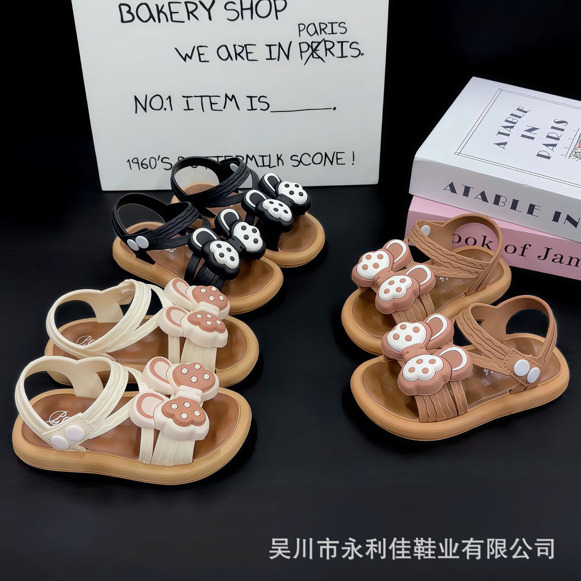 Sandalias de niñas nuevas fábricas directas al por mayor exportación antideslizante de fondo suave para niñas pequeñas y medianas sandalias de bebé