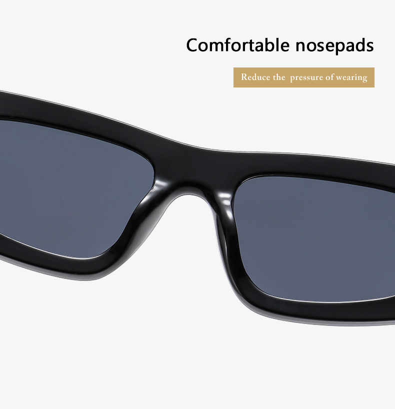 Strassenmode Farbblock Ac Quadrat Vollbild Sonnenbrille Der Frauen display picture 5