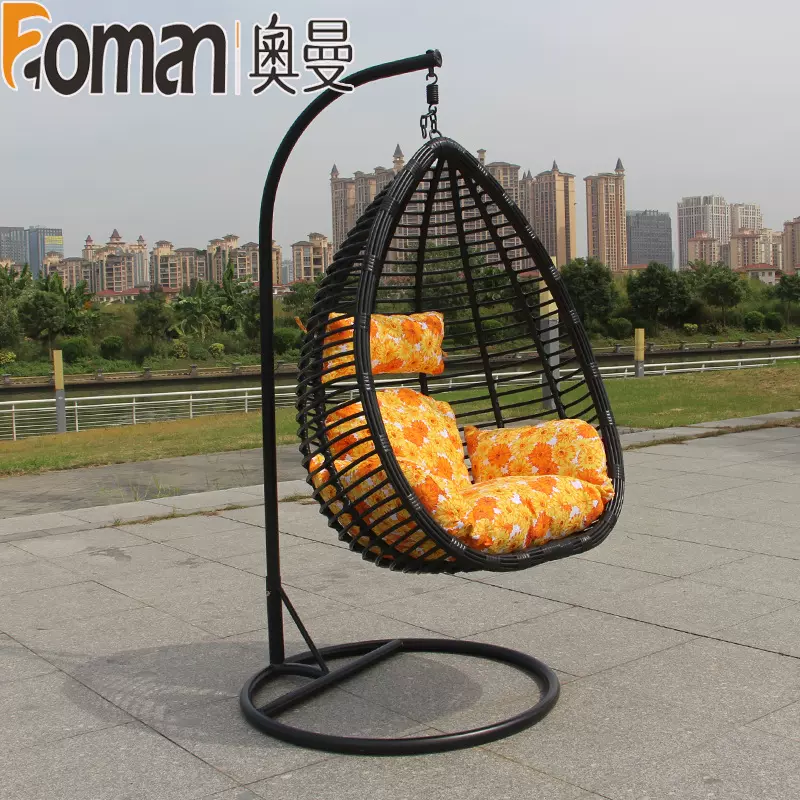 奥曼吊篮藤椅摇篮椅摇蓝吊椅网红阳台秋千北欧户外千秋家用摇椅