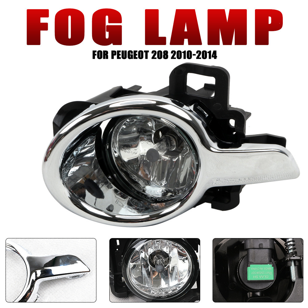 Aplicable a Peugeot 208 13 14 15 16 conjuntos de luces de niebla delanteras luces diurnas conjunto de luces de barra delantera