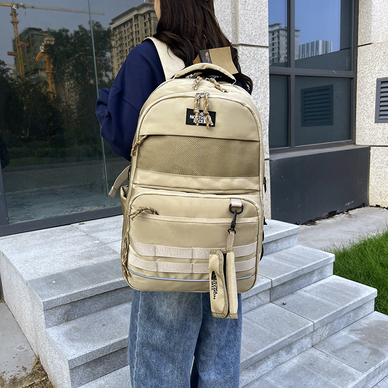 【In Stock from Manufacturer】2026 New Cross-Border Large Capacity Backpack, Beijia Fashion Trendy Brand School Bag, Double Shoulder Bag