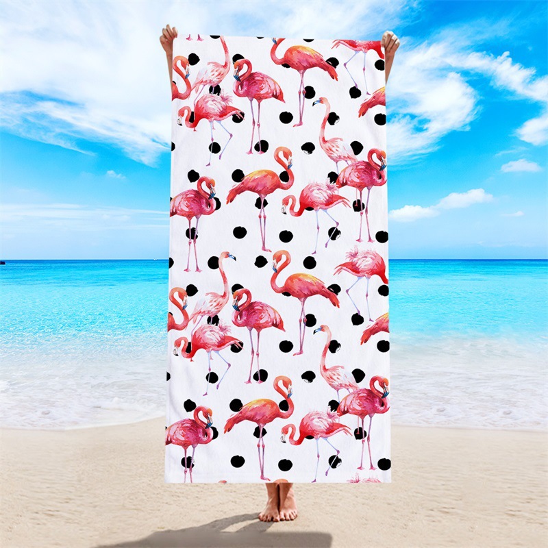 Comercio exterior Amazon toalla de playa de impresión digital europea y americana toalla de secado rápido toalla de felpa de microfibra toalla de baño de piscina