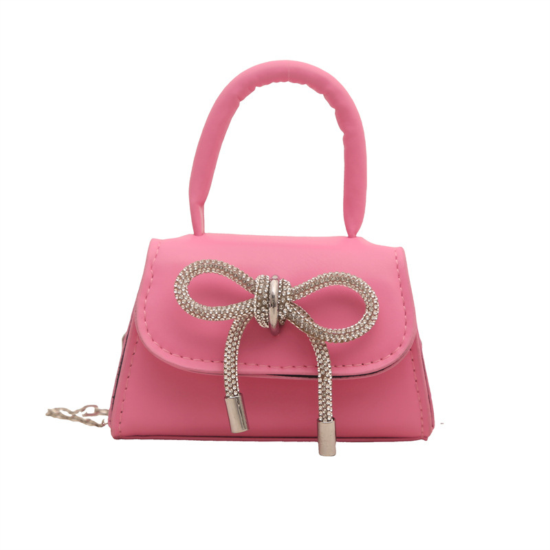 Ins nicho bolso de textura francesa mujer 2025 primavera nuevo arco bolso pequeño bolso de hombro de estilo occidental