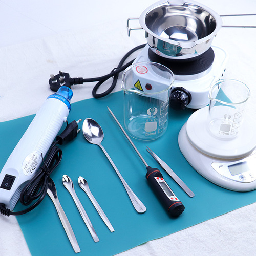 Meimuer electric furnace wax pot electronic scale diy aromatherapy candle soy wax material heating tool package