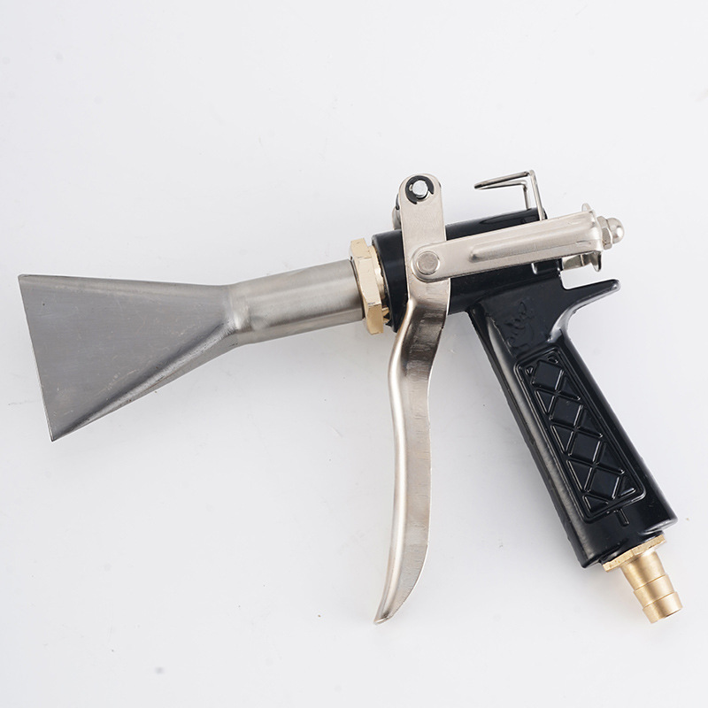 机用泡沫水枪 厂家直供 纯铜高压洗车泡沫枪 扁嘴不锈钢泡沫枪