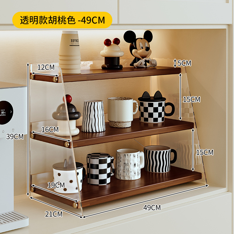 Estante de almacenamiento de escritorio, estante de almacenamiento de tazas, taza de café, taza de agua, mesa de comedor, estante de encimera, juego de té, almacenamiento de tazas de té