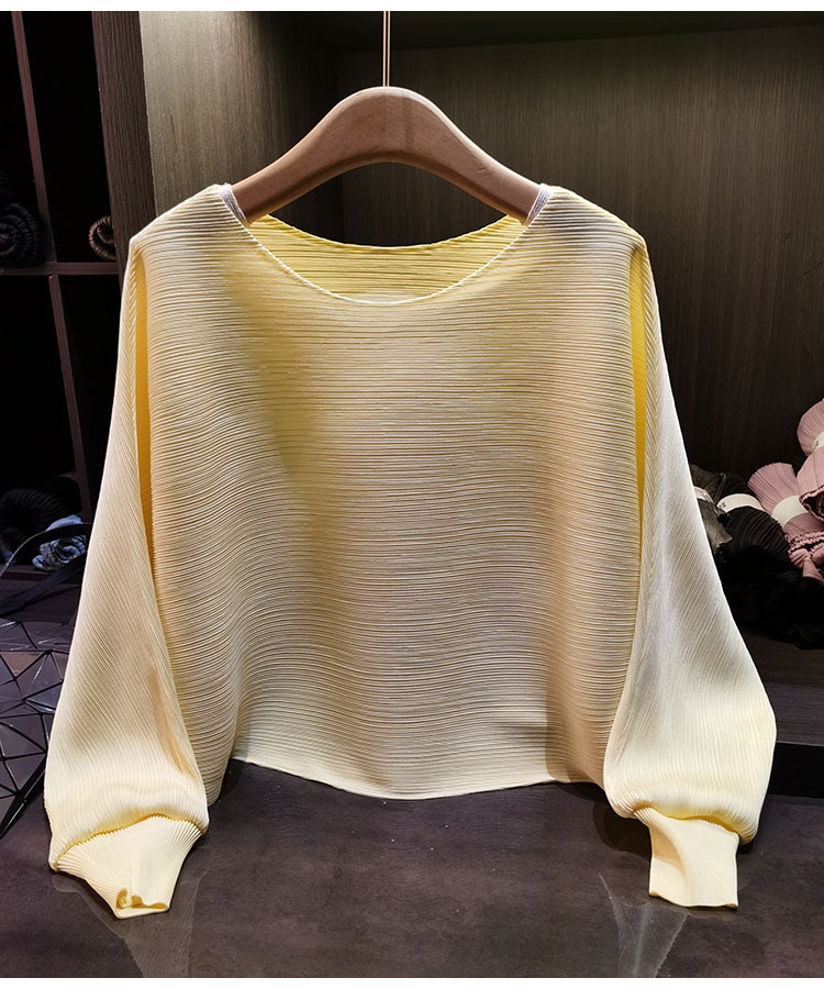 Bộ hai mảnh tay dơi xếp ly phối váy xẻ tà cạp chun — Hồng (váy nửa thân), Xanh nhạt (bộ), Xanh nhạt (váy nửa thân), Xanh nhạt (áo) chi tiết 5