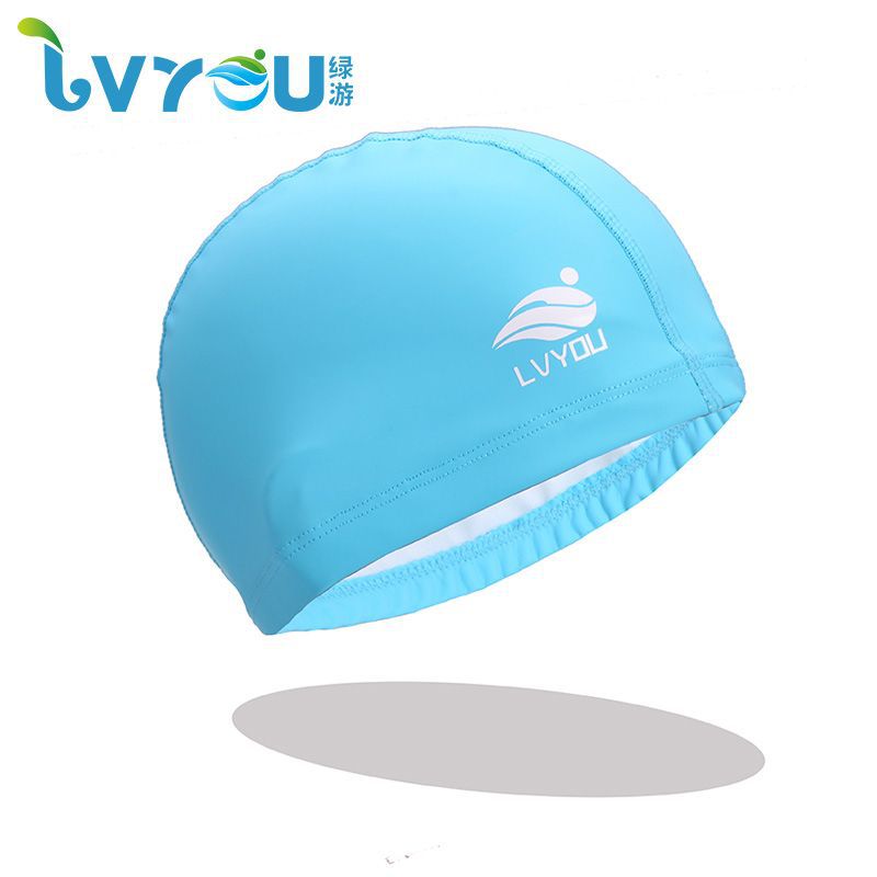 Sombrero de nadador verde, sombrero de nadador de spandex, sombrero de nadador de cabello largo, sombrero de nadador de aguas termales, sombrero de nadador para adultos, unisex, piscina, comercio exterior