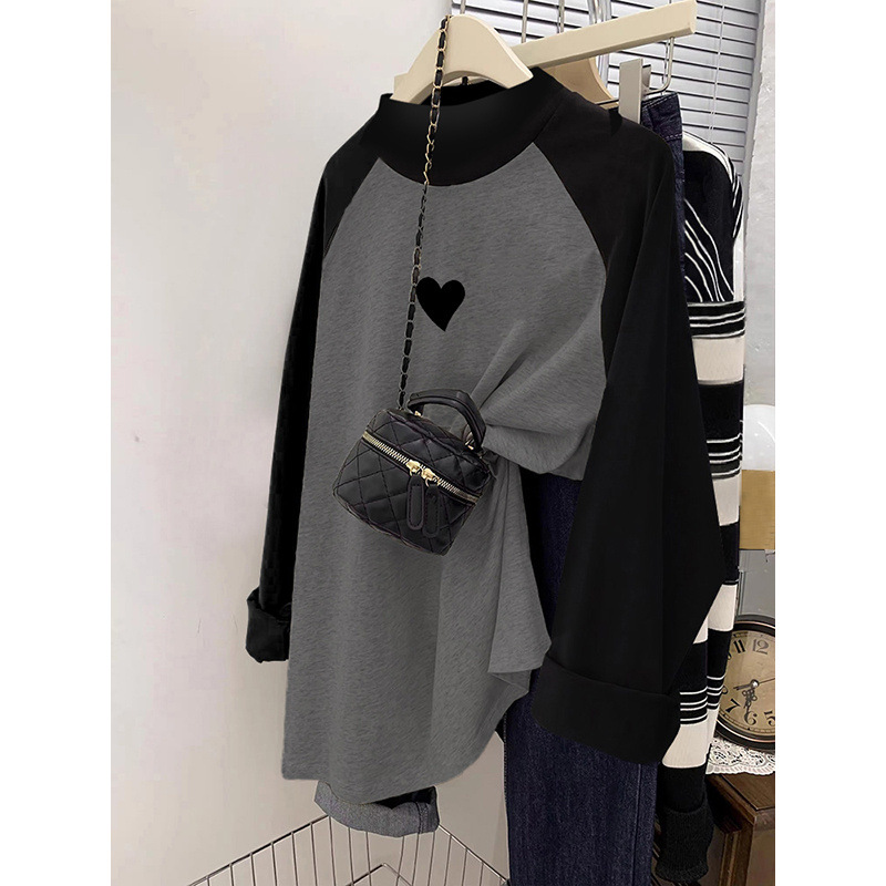 实心小爱心-灰拼黑