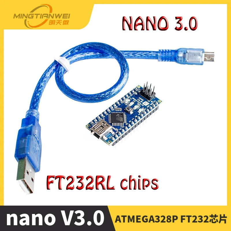 Нано V3.0 ATMEGA328P электронные конструкторы интерактивные медиа FT232 чип
