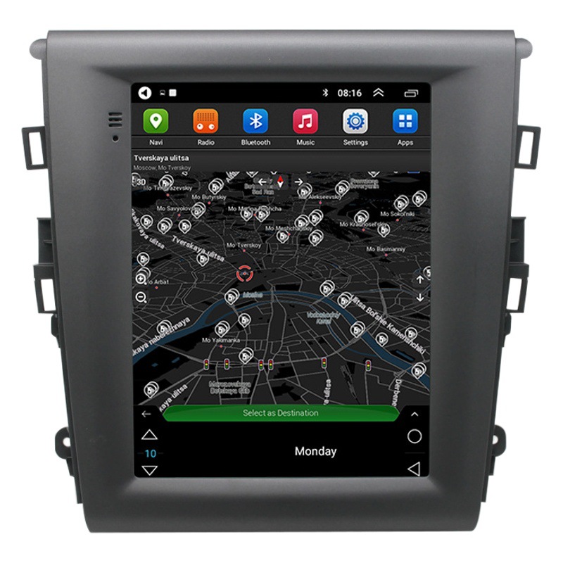 Aplicable a Ford Mondeo EcoBoost Android pantalla grande pantalla vertical navegación MP5 reproductor GPS todo en una máquina