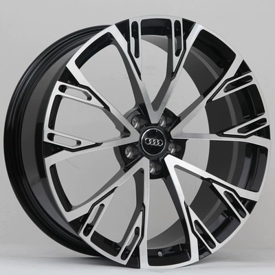 Hub: suitable for Audi - 17x75j-thunder-model-with-black-base