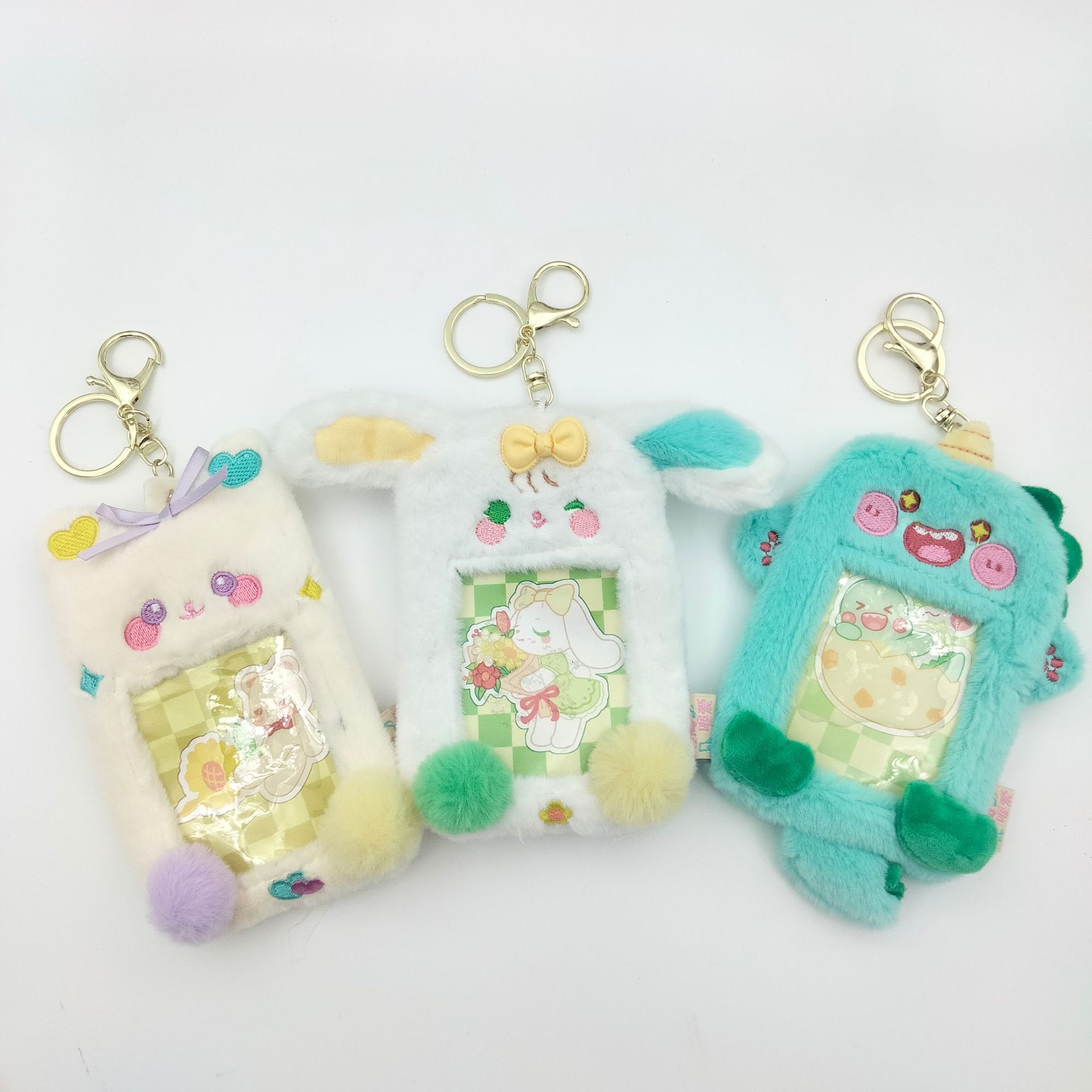 33g Weight Open Closure Type Card Holder Bags Type Daily Occasion PP cotton, Plush Material Animal, Cartoon Pattern All Seasons Season Kid'S, Unisex Gender Cute, Sweet Style Kid'S Unisex Animal Cartoon PP Cotton Plush Open Card Holders 11