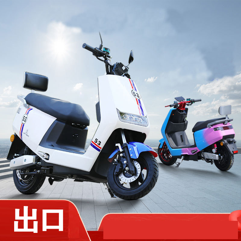 Export Electric Vehicle 72V Scooter Large 96V Mountain Climbing King High Power Popular Takeaway Lithium Battery