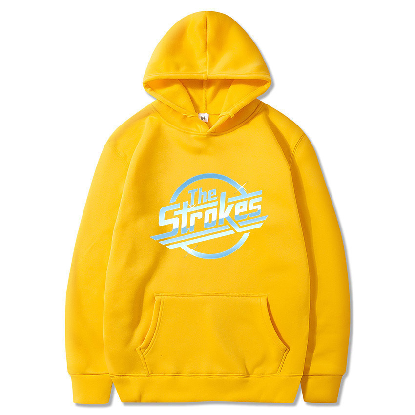 Strokes Hoodie Pullover Fashion Classic Hoodie Pullover Cozy