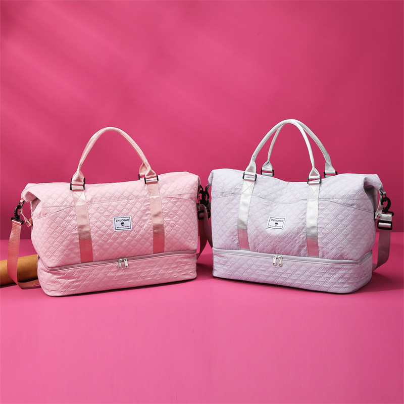 Bolsa de equipaje para viajes, bolsa portátil para niños y madres, bolsa de viaje de corta distancia de todo fósforo Lingge, bolsa de fitness deportiva de separación en seco y húmedo