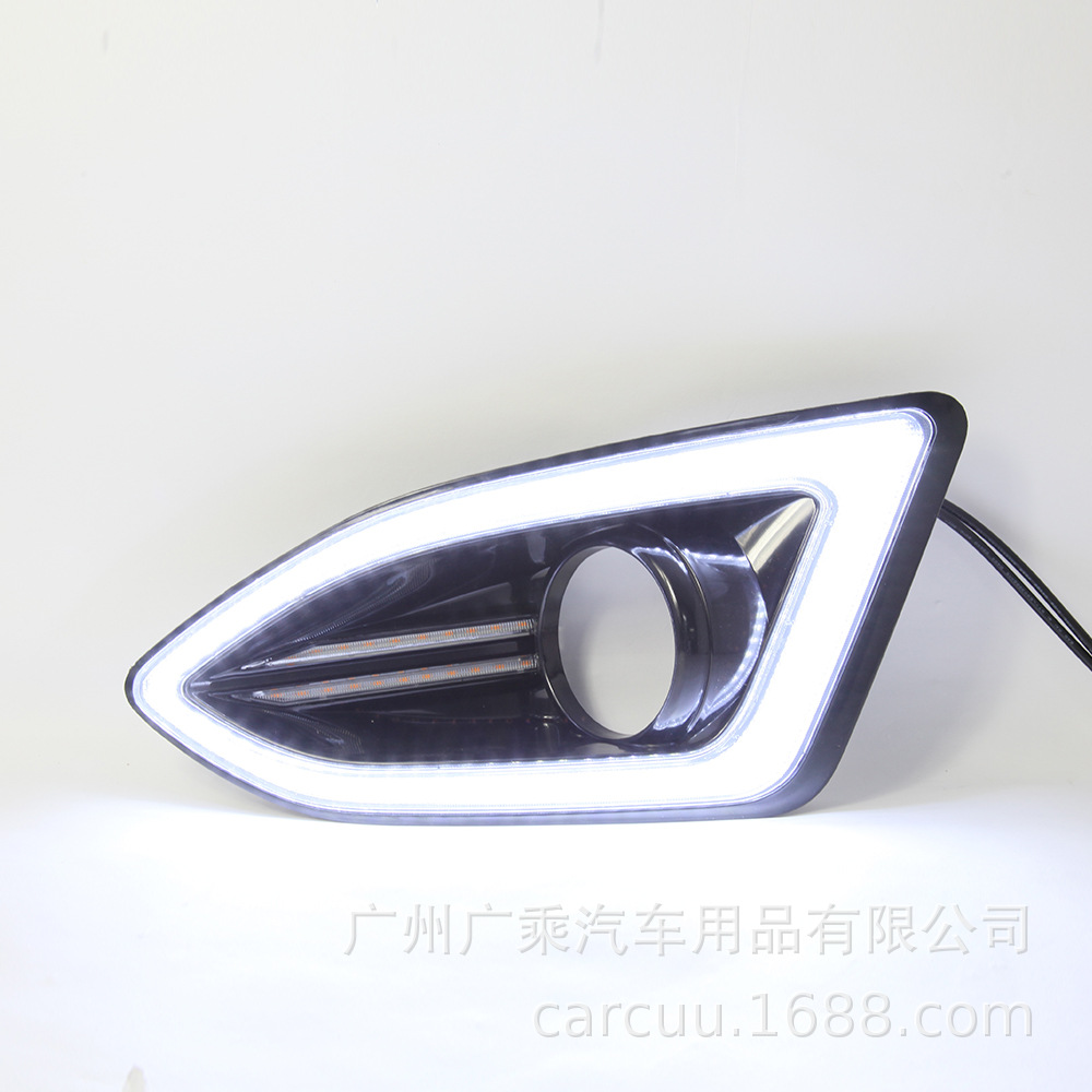 Adecuado para luces diurnas LED de niebla de la versión americana Edge 15-18, marco original de luz de niebla Edge, luces diurnas.