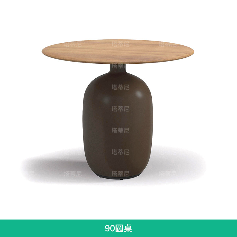 Mesas y sillas de madera maciza para exteriores, muebles de ocio para patio de villa, conjunto de sillas de comedor de teca y ratán impermeables y resistentes al sol para jardín o balcón.