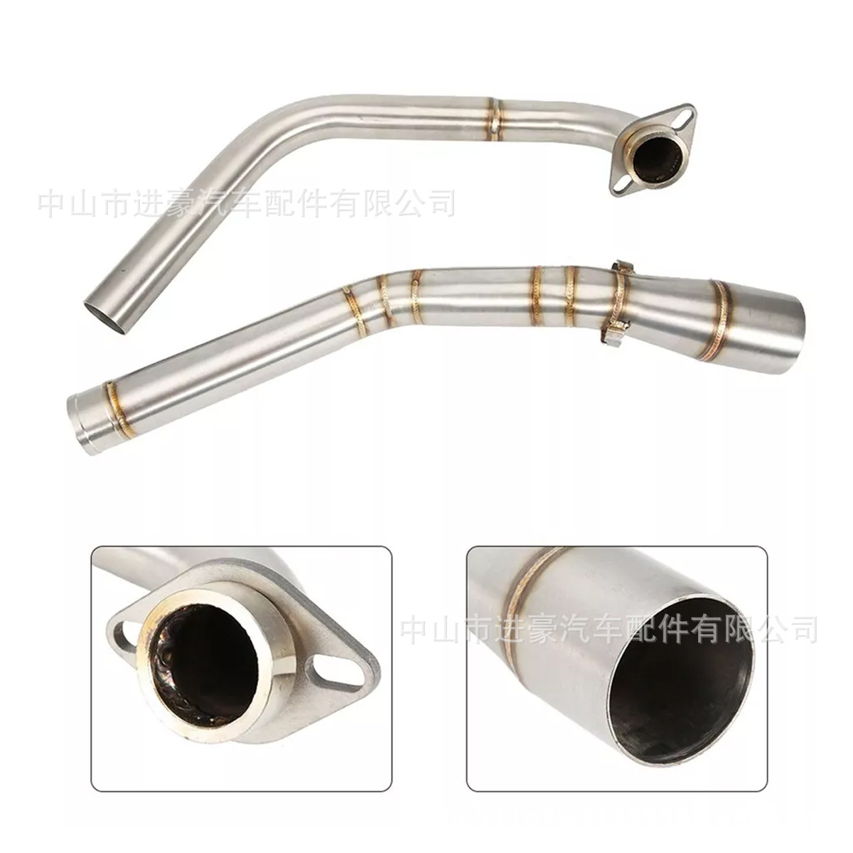 Factory Direct Motorcycle Parts Modification Motorcycle R15 V1 V2 Black Muffler Front Rust-Resistant