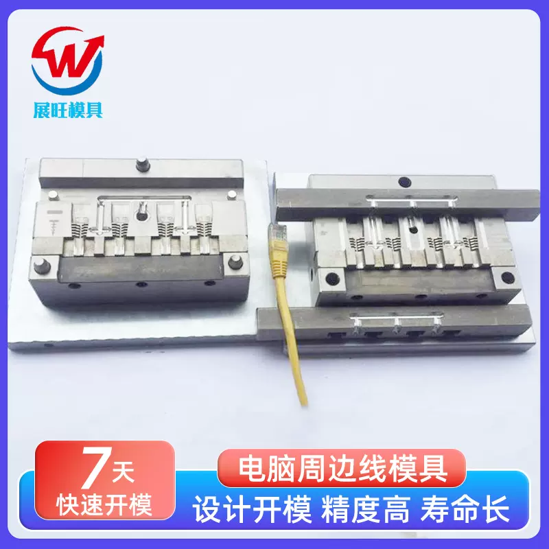 模具厂专业设计模具SKD11AC类插头模具 塑胶注射成型模制造成型摸