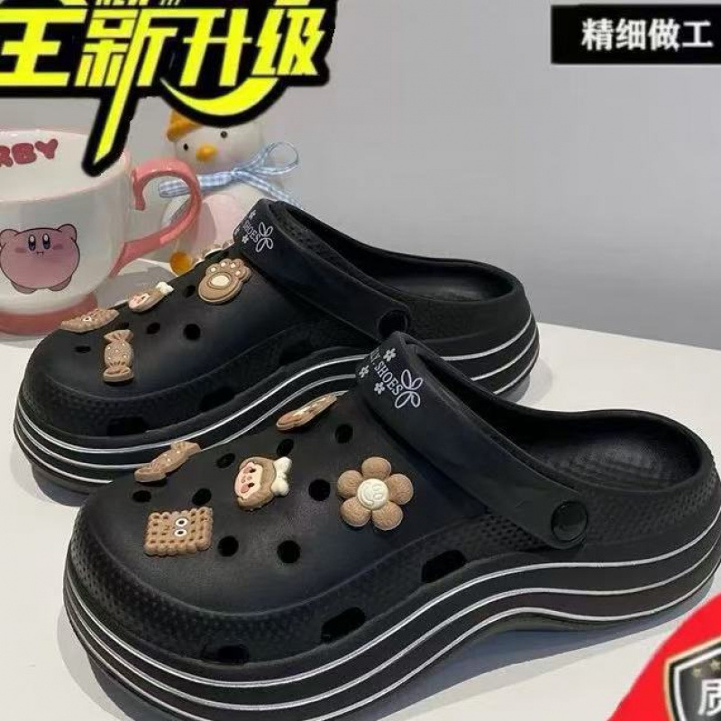 [쓰리라인 크록스] 블랙 [쿠키프린세스]