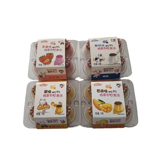果冻林食佳 鸡蛋布丁 原味/酸奶味/芒果味 176g*24盒/箱-阿里巴巴