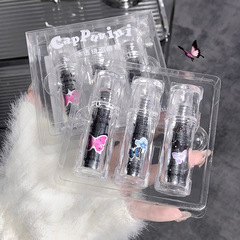 Cappuvini 三支裝套裝蝴蝶可愛鏡面水光唇釉顯白學生國貨彩妝唇彩