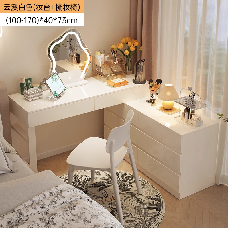 Comedor de camaro, dormitorio, mesa de maquillaje, armario de lujo ligero, mesa de estudio simple, armario de almacenamiento doméstico, armario de almacenamiento