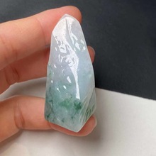 直播货源天然翡翠A货 飘花翡翠原石精品批发带证书