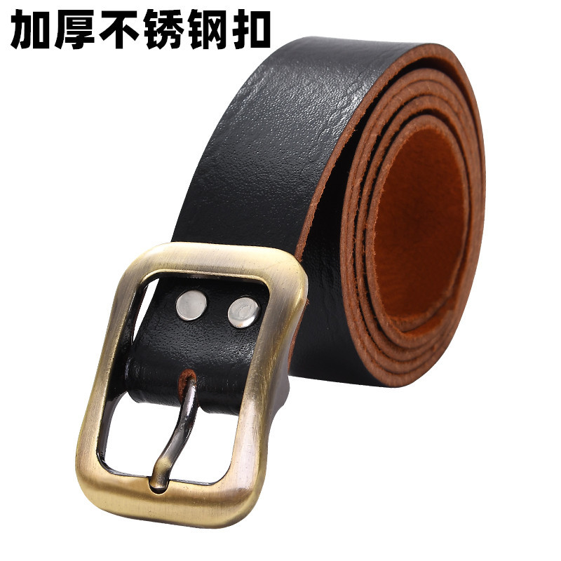 구리색 버클 + 벨트