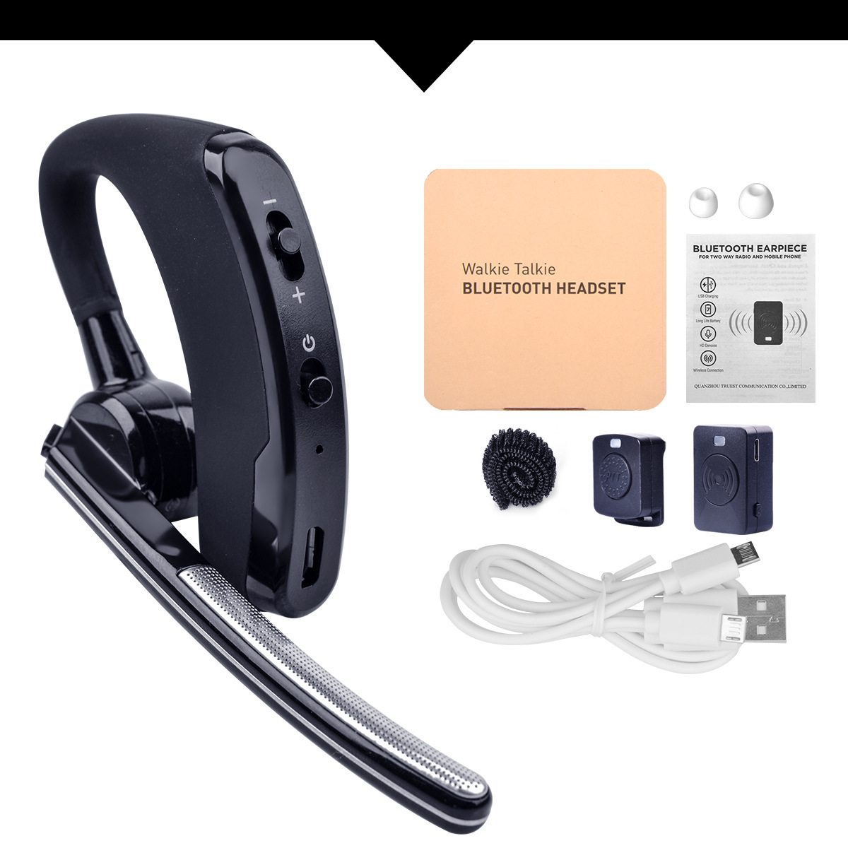 De mano walkie-talkie montar a caballo auricular inalámbrico Bluetooth adaptador de intercomunicación UV5R jianwu baofeng universal K-cabeza PTT