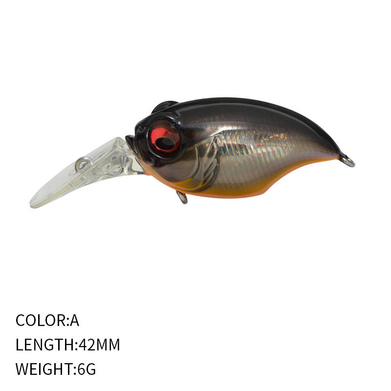 Hochwertiger Wobbler-Angelköder, japanisches Design, Geräusch-Kurbelköder, 6 g, 42 mm, schwimmender Kurbelköder für Barsch, Barsch, Hecht, Pesca – Detail 9