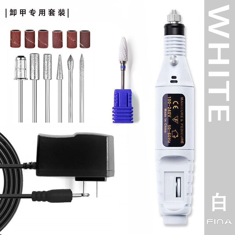 Lijadora de uñas portátil, lijadora de pulido y tallado de uñas, pluma de regulación de velocidad eléctrica, pluma de rectificado de uñas portátil