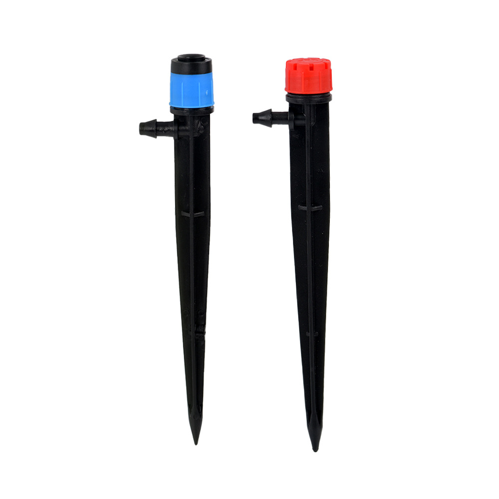 Transfronterizo 13cm tipo insertar cabezal de goteo para jardín de árboles frutales jardín 360 grados spr todo redondo ajustable boquilla de riego por goteo