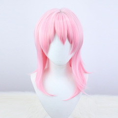 【Diao Yi】Honkai: Star Rail March 7 Cosplay Wig, Realistic Skin, Pink Gradient