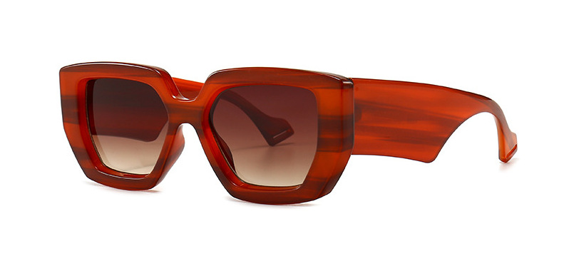 Sunglasses 1pc retro sunglasses high-end women's INS style sunglasses versatile trend_viptrois.com