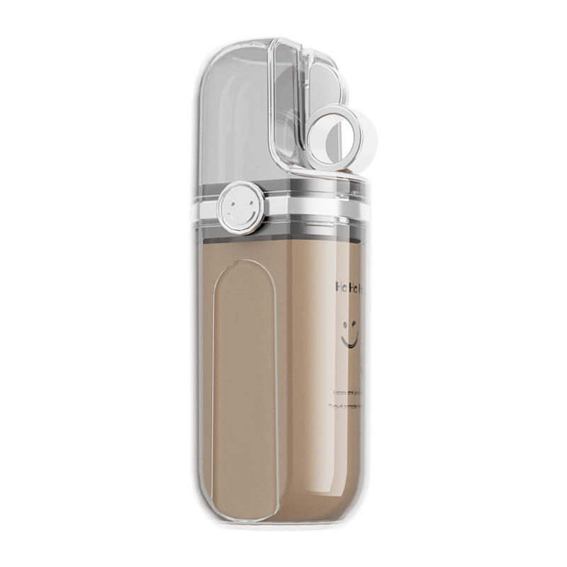Mouthwash for traveling, handheld toothbrush, universal creative storage box, set, three in one, light luxury style
