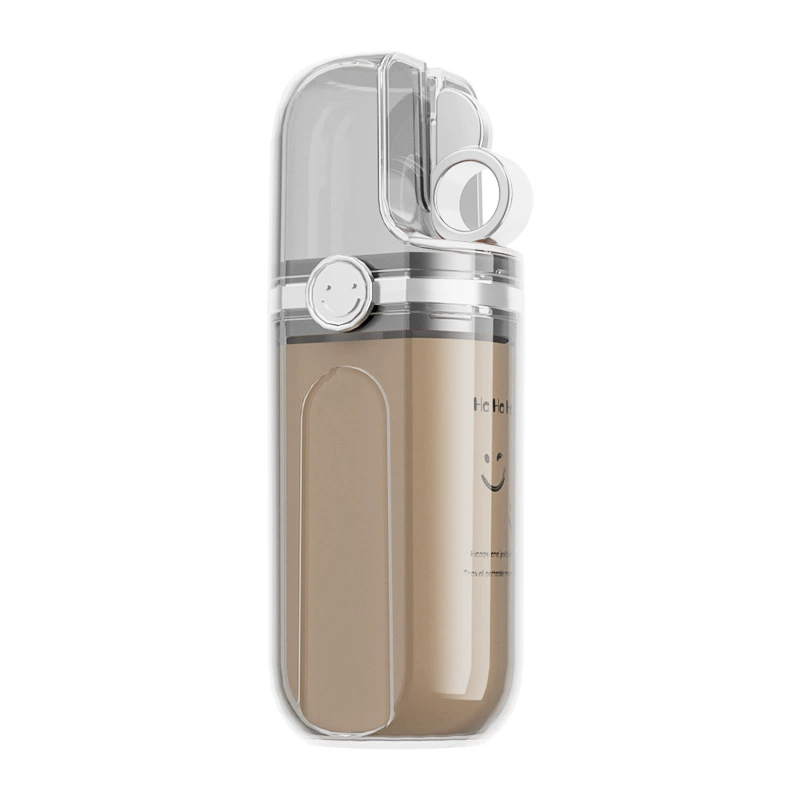 Mouthwash for traveling, handheld toothbrush, universal creative storage box, set, three in one, light luxury style