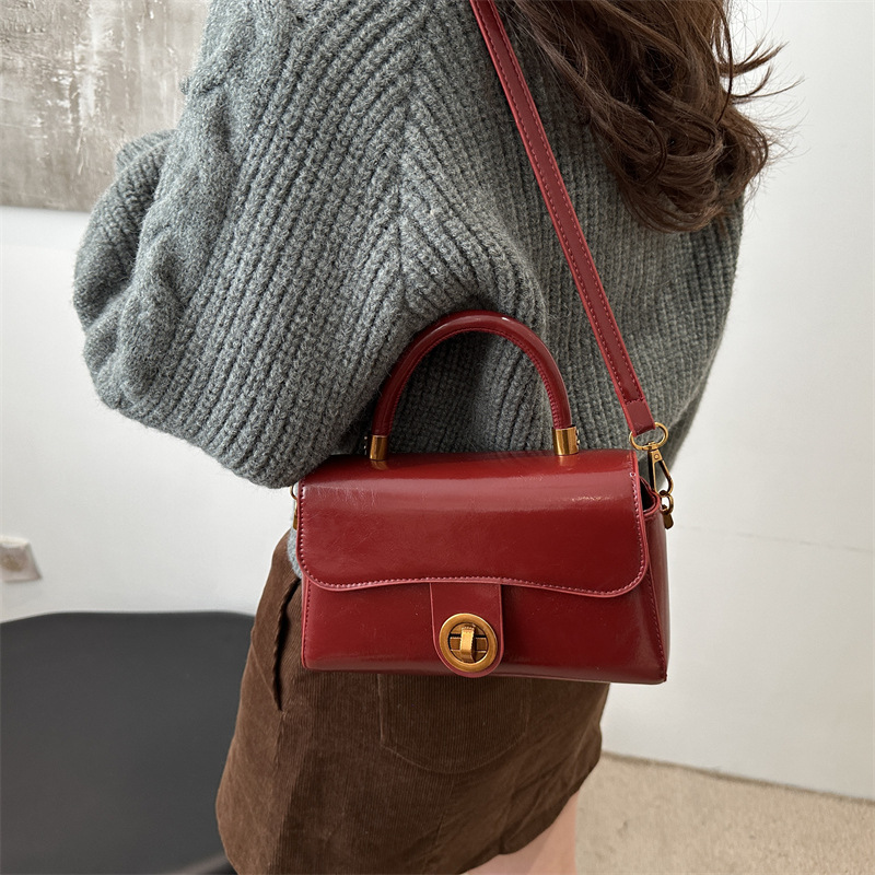 2024 Tide Commuting One Shoulder Bag Retro Bag invierno nuevo versátil portátil nuevo otoño invierno multifuncional