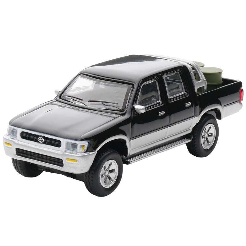 JKM1/64 Toyota hailax vehículo todoterreno modelo de coche de aleación de simulación PEQUEÑA ESCALA modelo de coche en miniatura adornos