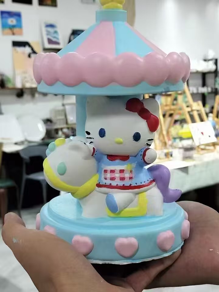 Alcancía de Yeso Grande DIY para Colorear y Pintar para Niños