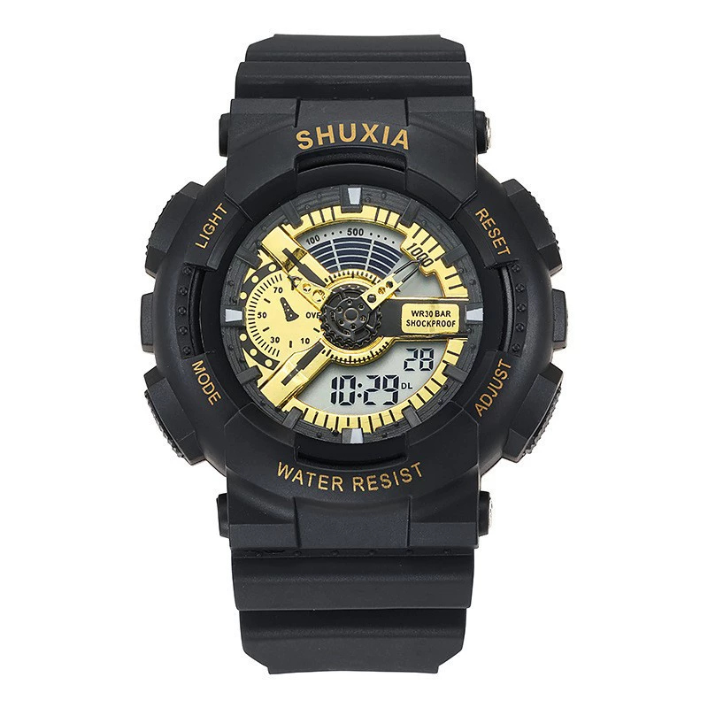 Трендовые водонепроницаемые мужские часы для мужчин и женщин, универсальные детские цифровые часы, для средней школы, для подростков