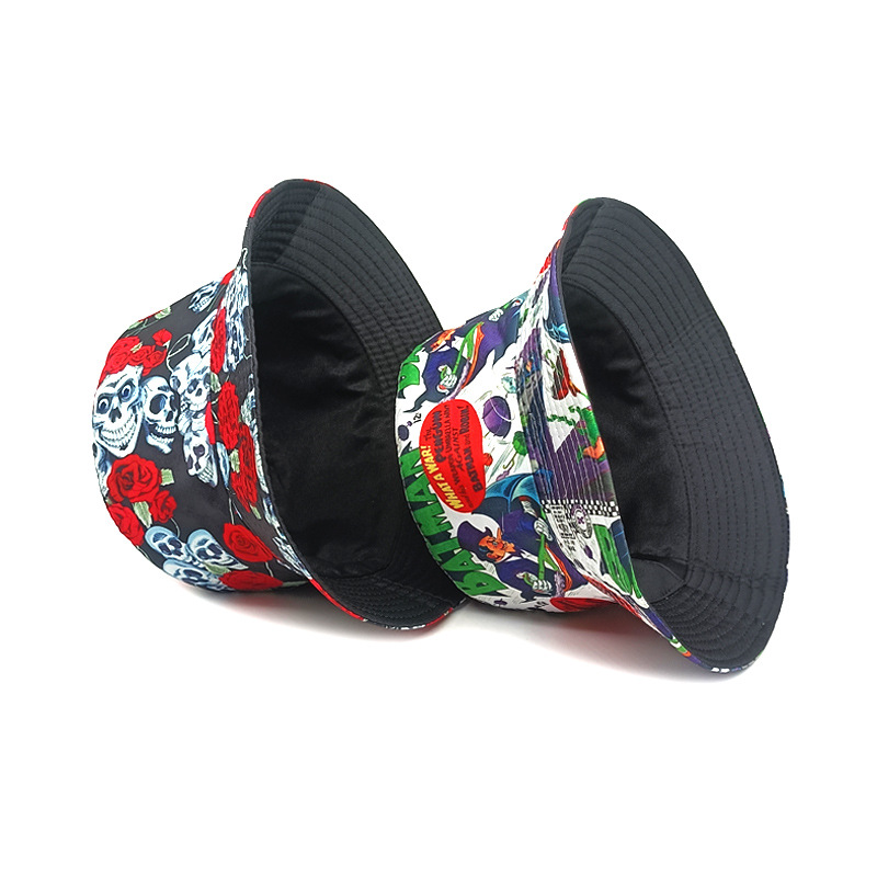 Women's Retro Letter Printing Flat Eaves Bucket Hat display picture 1