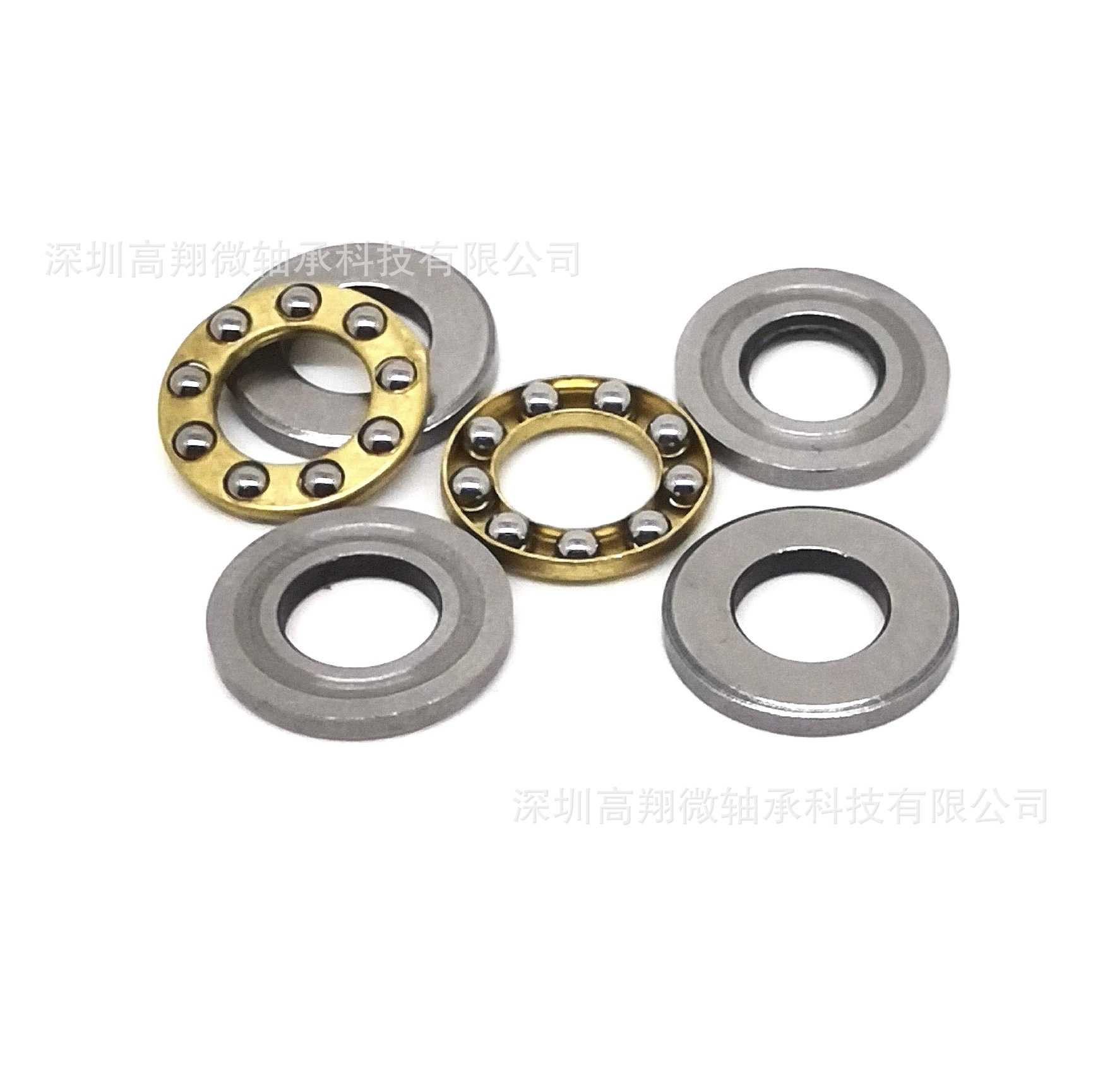 平面推力轴承F6-12M轴承钢材质平面轴承6*12*4.5止推轴承