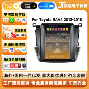 13-18 Toyota Rav4 avtomobil radiosu multimedia pleyer GPS şaquli ekran naviqatoru