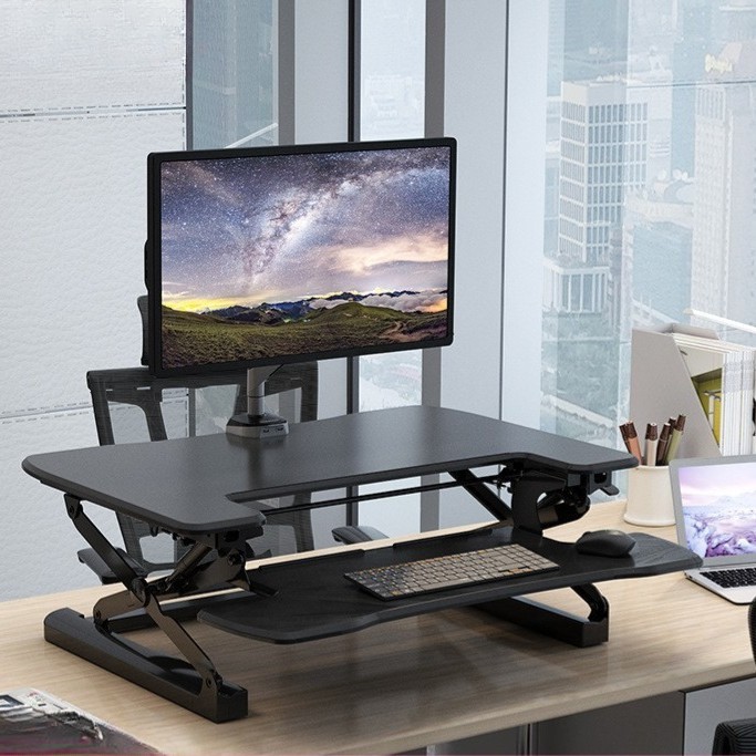 Adjustable Height Desk M2M Standing Office Desk Mx1 Computer Folding Heightening Mobile Workbench M9S