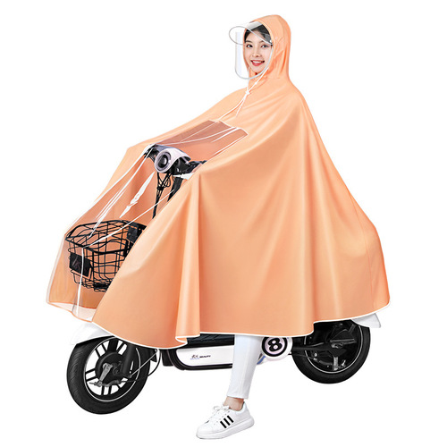 Electric battery car raincoat wholesale single bicycle special long full body non-disposable poncho factory direct sale