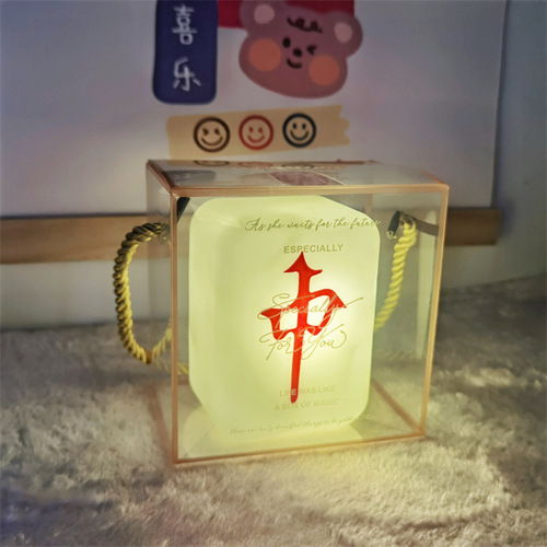 Instagram-worthy mini mahjong night light desk decor, compact table lamp—perfect as a creative gift or glowing toy for street stalls and wholesale.