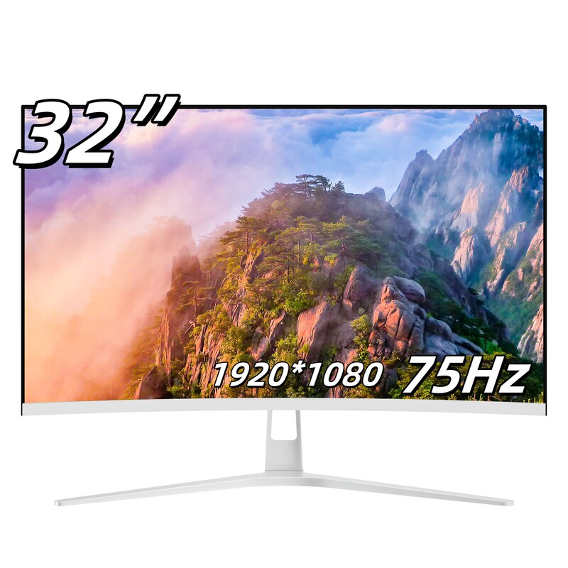 Huiguan Factory Direct Sales 32inch Gaming Monitor with Black Frame, 1Ms Response Time, 75Hz Screen 32inch Monitor